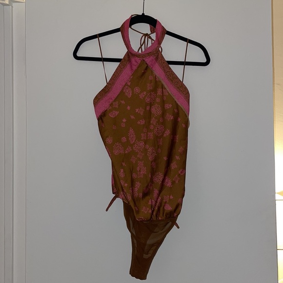 Free People 1 Thing Halter Bodysuit - Picture 5 of 5